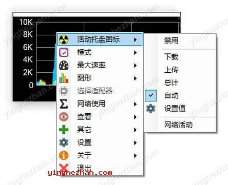 查看当前电脑网络流量、网络流量监控器_NetGraph汉化版