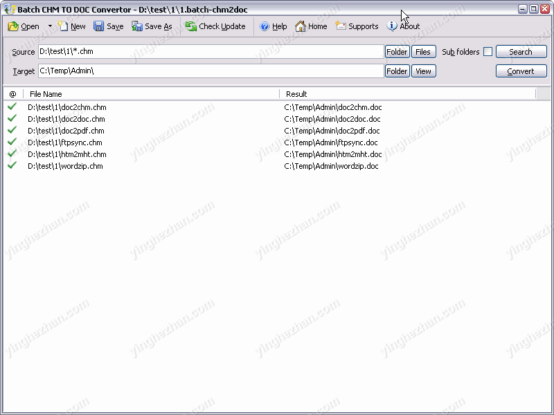 将chm帮助文件批量转换成word文档教程