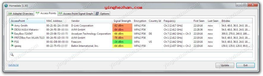 查看WiFi/WLAN接入点