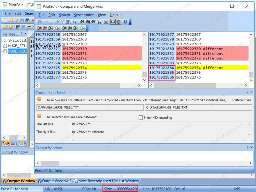 比较大文件