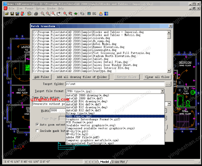 Acme CAD Converter转换CAD版本教程