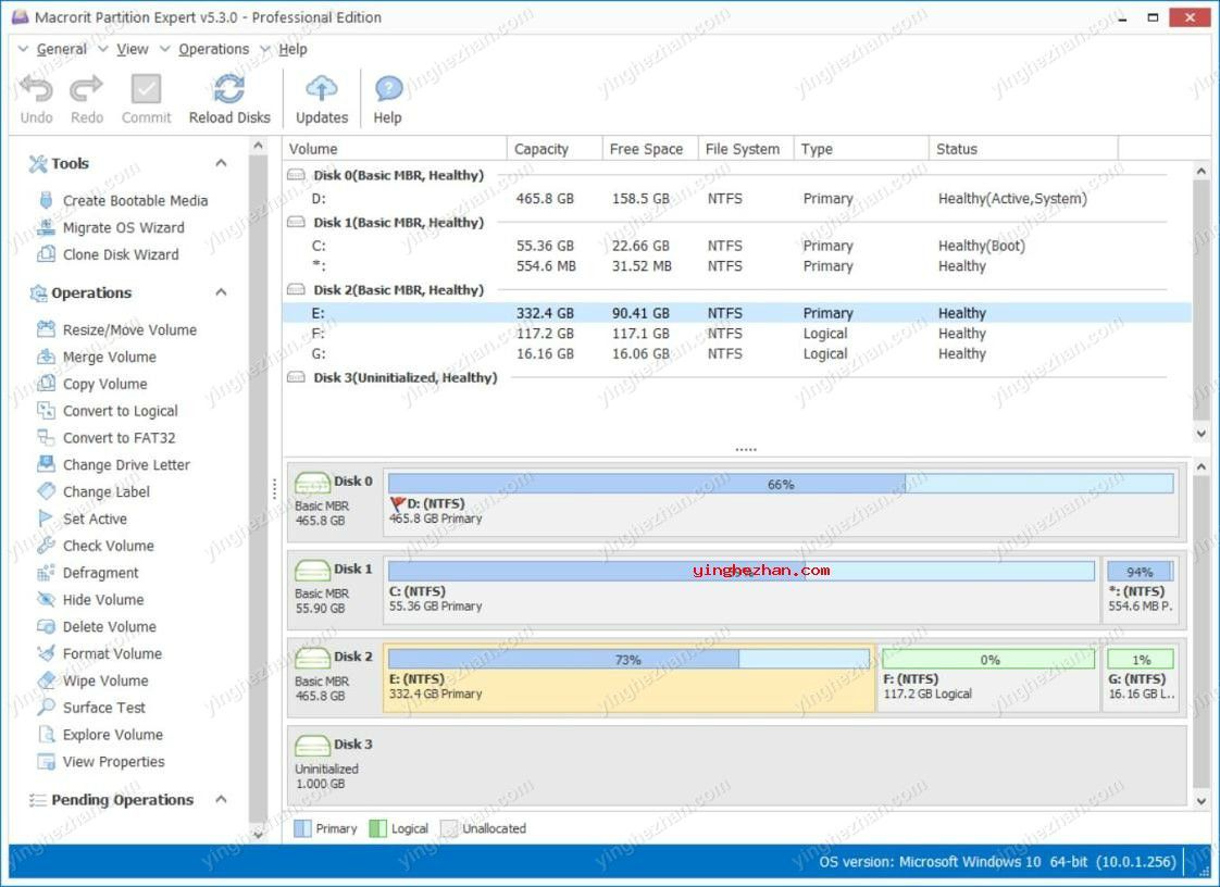 Macrorit Partition Expert英文官方界面截图