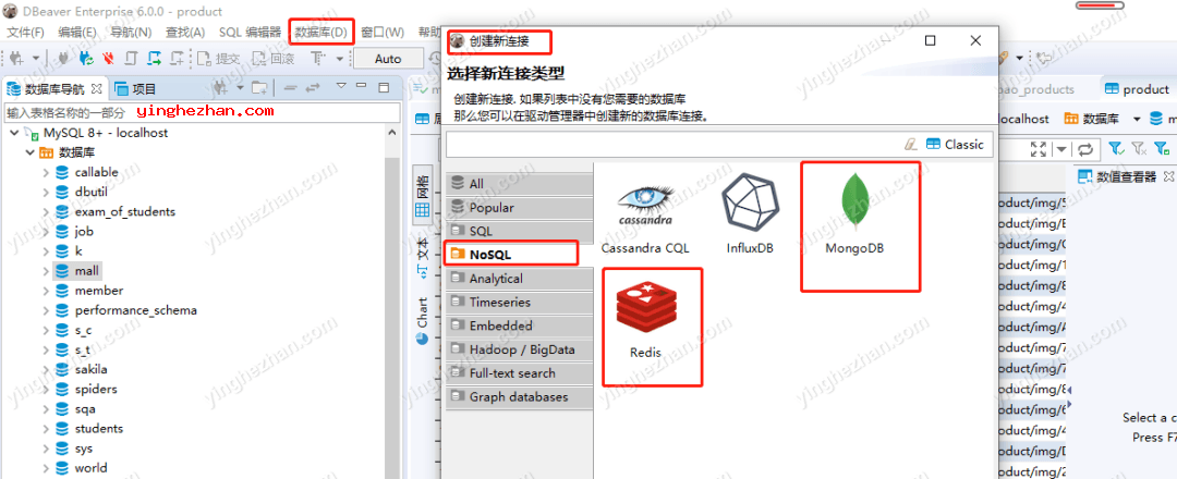 DBeaver管理MongoDB数据库教程