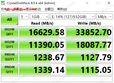 打开PrimoCache测速