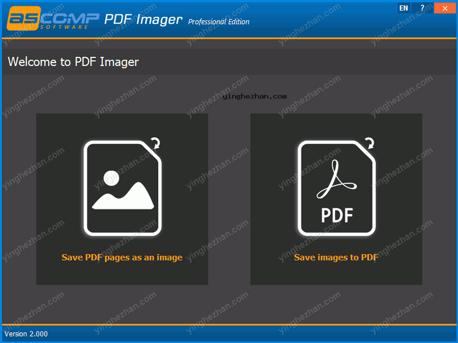 pdf转图片工具-ASCOMP PDF Imager-将PDF文件转换为图片格式