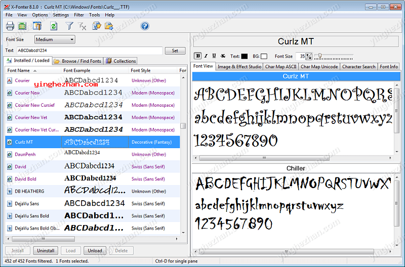 X-Fonter 字体管理器-电脑字体预览与字体管理软件