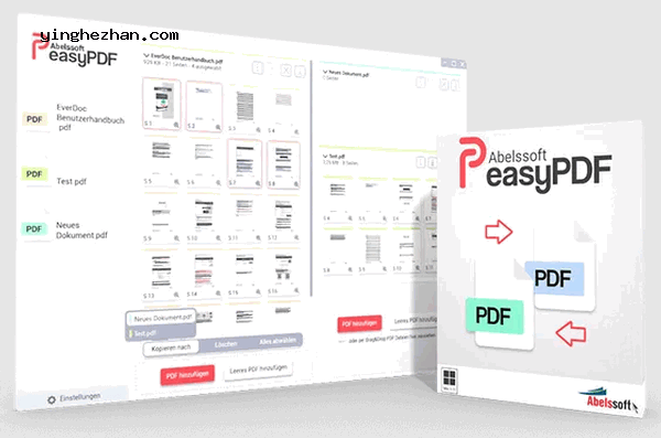 PDF文件合并软件-Abelssoft Easy PDF-多个pdf合并成一个pdf文件