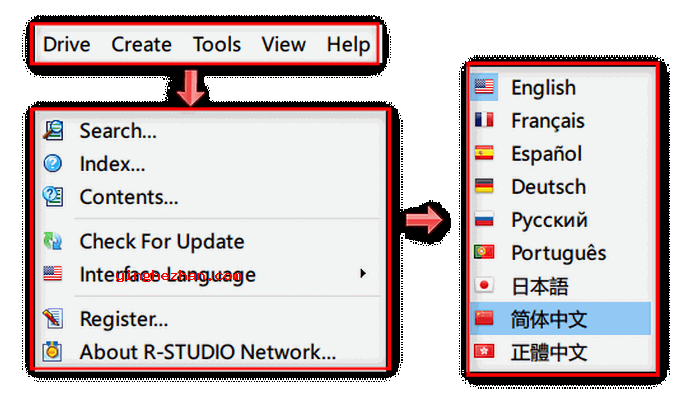 R-Studio切换中文界面方法图解