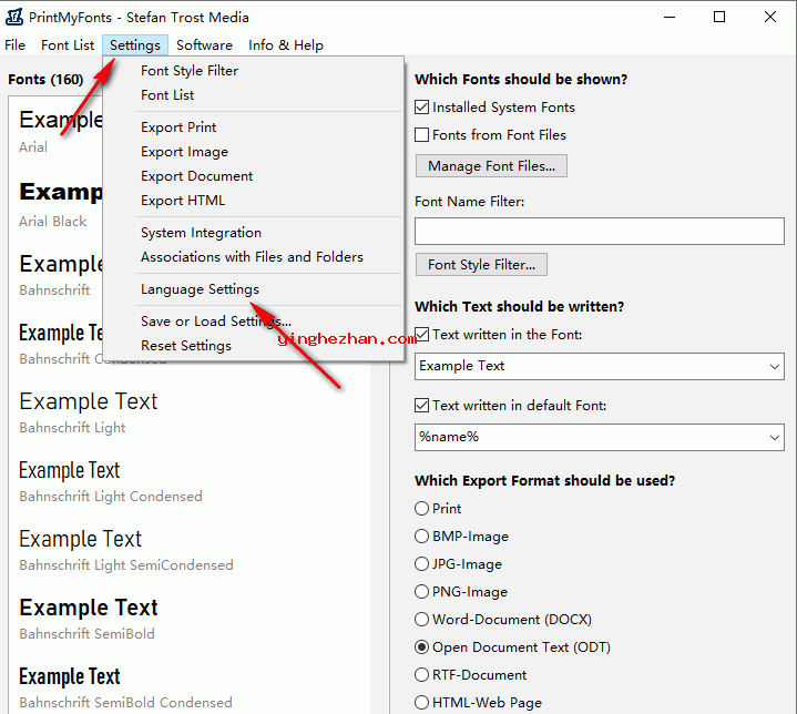 PrintMyFonts软件使用教程