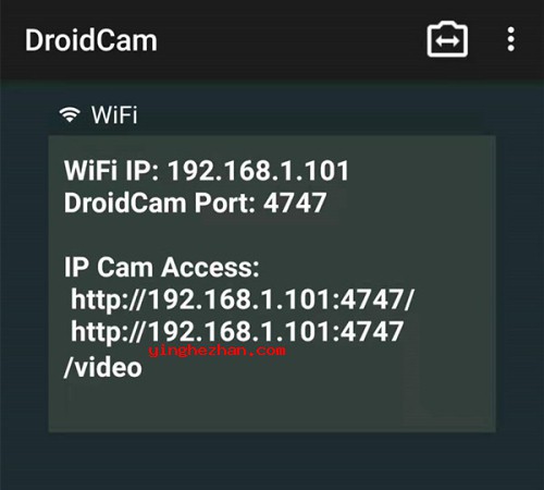 DroidCam使用教程