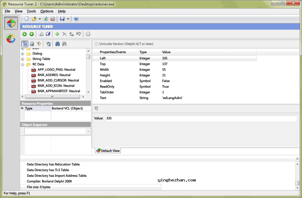 Resource Tuner 2 可视化资源编辑器-编辑EXE，DLL，MUN等文件