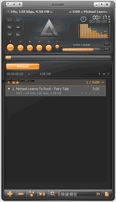 aimp5播放器界面截图