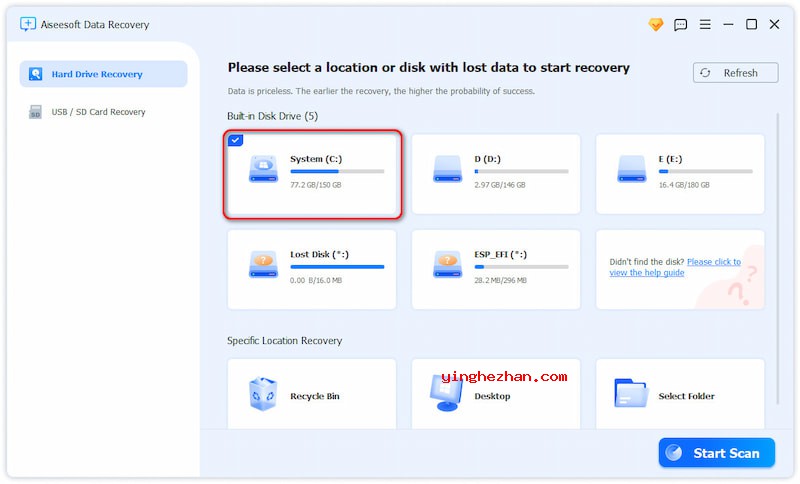 Aiseesoft Data Recovery数据恢复教程